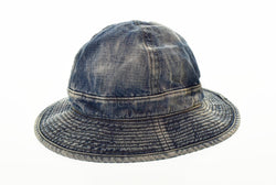 バウワウ BOW WOW US ARMY M37 DENIM HAT デニム ハット 加工  帽子 メンズ帽子 ハット ブルー Lサイズ 103H-17