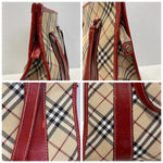 バーバリー Burberry BLUE LABEL ノバチェック トートバッグ バッグ レディースバッグ トートバッグ チェック レッド 201goods-455