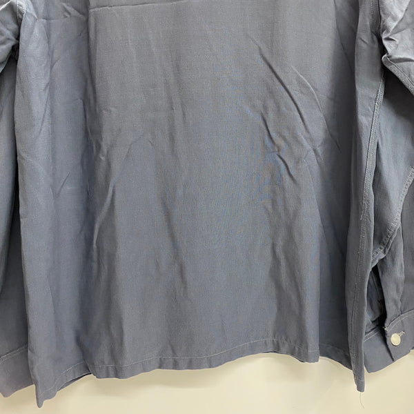 【曜日割引対象外】 ヴィンテージ vintage 50's Cassino ピーターパンシャツ 長袖シャツ ブルー Mサイズ 201MT-4642 VB