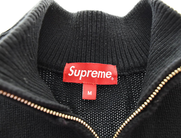 シュプリーム SUPREME  16AW Half Zip Mock Neck Sweater ハーフジップ モックネック セーター セーター ブラック Mサイズ 103MT-2861