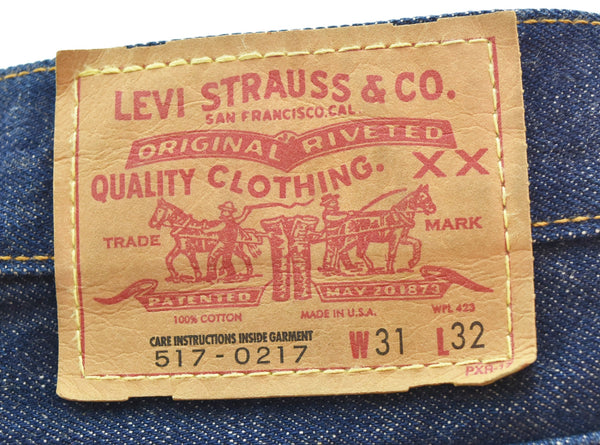 リーバイス Levi's 90s USA製 BIGE復刻 バレンシア工場 555 デニムパンツ ブーツカット  31 32 517-0217 デニム ブルー 31 103MB-695