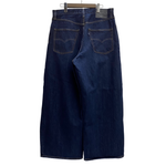 【曜日割引対象外】 リーバイス Levi's WIDE PLEAT CROP バギー ワイドパンツ blue tab デニム ブルー W32サイズ 201MB-856 VB