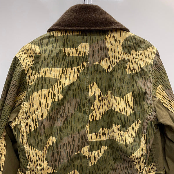 【曜日割引対象外】 キャピタル KAPITAL キャピタル レイン リングコート カモフラ ジャケット グリーン Lサイズ 201MT-4308 VB