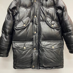 【曜日割引対象外】 ハーレーダビッドソン HARLEY-DAVIDSON レザーダウンジャケット 牛革 ジャケット ブラック Mサイズ 201MT-4498 VB