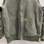 【曜日割引対象外】 カーハート Carhartt アクティブジャケット アクティブパーカー MOS メキシコ製 ジャケット グリーン Lサイズ 201MT-4708 VB