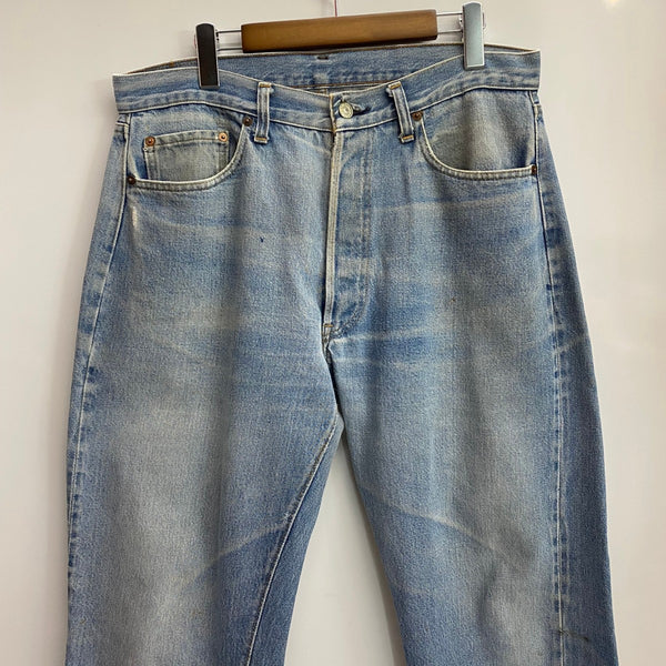 【曜日割引対象外】 リーバイス Levi's 70's 80's 501 66後期 ボタン裏6 W34 デニム ブルー 201MB-1119 VB