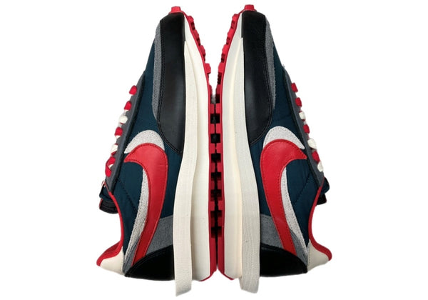 ナイキ NIKE 21年製 × SACAI サカイ × UNDERCOVER アンダーカバー LDWAFFLE SU ワッフル ローカット シューズ 赤 黒 DJ4877-300 メンズ靴 スニーカー ブラック 28cm 104S-795