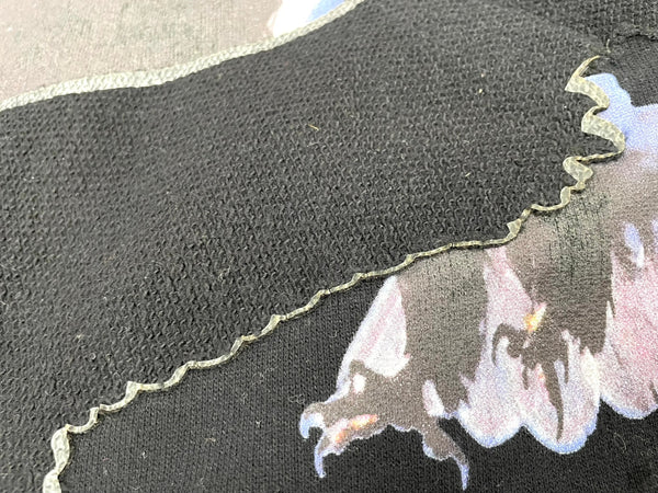 メゾン マルタン マルジェラ Maison Martin Margiela イーグル パッチ クルーネック スウェット シャツ S30GU0019 50 ブラック 601MT-40