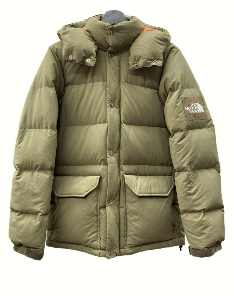 ザノースフェイス THE NORTH FACE CAMP SIERRA SHORT キャンプ シェラ ショート ダウン ジャケット アウター 薄茶色  ND91637 ジャケット ロゴ ベージュ Sサイズ 104MT-766 | 古着通販のドンドンサガール