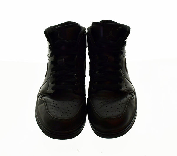ナイキ NIKE AIR JORDAN 1 MID BLACK BLACK 554724-010 メンズ靴 スニーカー ブラック 28cm 103S-334