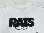 ラッツ RATS 15周年 FULL BLOOD TEE フル ブラッド Tシャツ 白 Tシャツ ロゴ ホワイト XLサイズ 104MT-1496