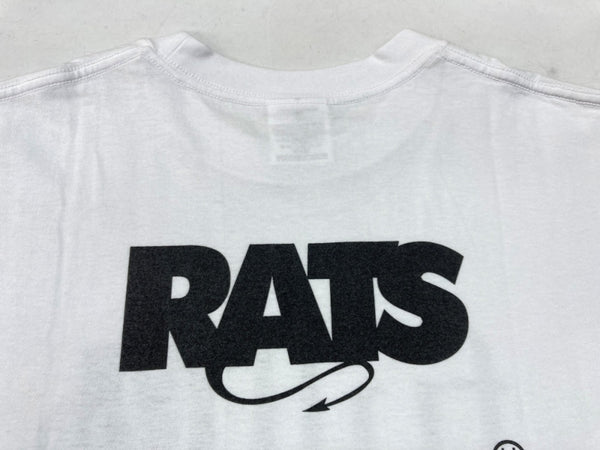 ラッツ RATS 15周年 FULL BLOOD TEE フル ブラッド Tシャツ 白 Tシャツ ロゴ ホワイト XLサイズ 104MT-1496