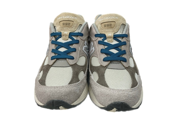 ニューバランス new balance 24年製 U992 ABZORB SBS メッシュ スエード ランニング ローカット シューズ 灰 U992MM メンズ靴 スニーカー グレー 29cm 104S-1038