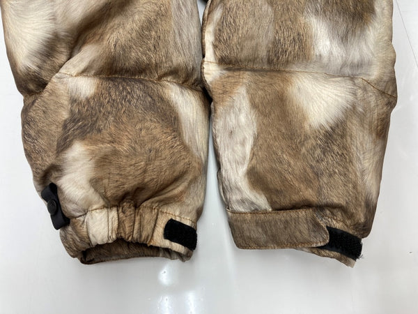 ザノースフェイス THE NORTH FACE × シュプリーム Supreme 13AW Fur Print Nuptse Jacket ファー プリント ヌプシ ナイロン ダウン 羽毛 アウター ブラウン系 茶色 ND01340 ジャケット 総柄 ベージュ Mサイズ 104MT-1802