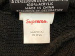 シュプリーム SUPREME 22AW S LOGO BEANIE ロゴ ビーニー New Era ツノ ニット帽 帽子 黒 帽子 メンズ帽子 ニット帽 ロゴ ブラック 104H-45