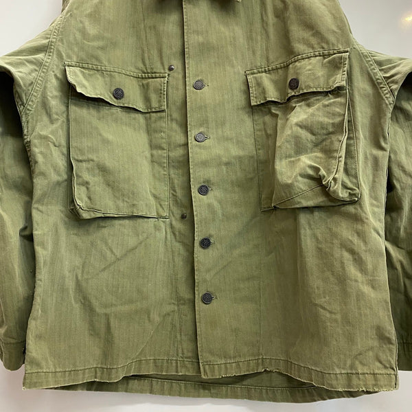 【曜日割引対象外】 ヴィンテージ vintage 40's US.ARMY M-43 HBT JACKET ジャケット カーキ 40Rサイズ 201MT-4757 VB