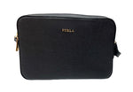 フルラ FURLA リリー LILLI カメラバッグ クロスボディ CROSSBODY ダブルジップ ゴールドロゴ サフィアーノレザー LEATHER BLACK 黒 1028452 バッグ レディースバッグ ショルダーバッグ・メッセンジャーバッグ ロゴ ブラック 104B-52