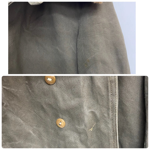 【曜日割引対象外】 ヴィンテージ vintage 40's スウェーデン軍 Ｍ-1909 ムートン パイロットコート ジャケット カーキ 201MT-3555 VB