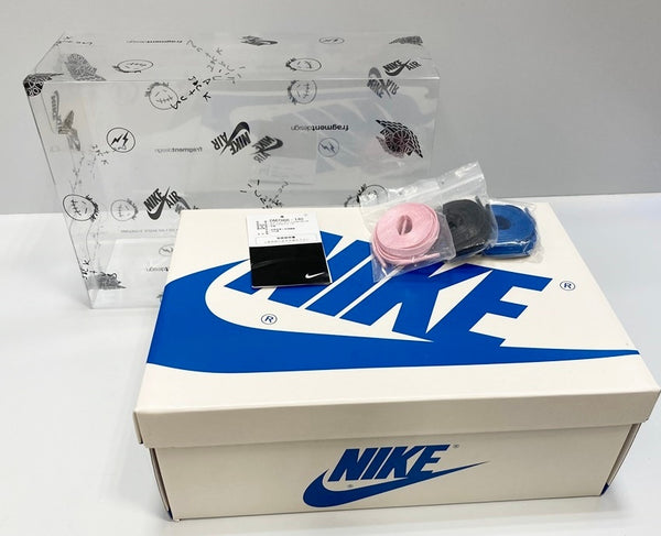 ジョーダン JORDAN Travis Scott × Fragment × Nike Air Jordan 1 Low OG SP Military Blue トラヴィススコット × フラグメント × ナイキ エアジョーダン1 ロー OG SP ミリタリー ブルー DM7866-140 レディース靴 スニーカー ホワイト 23.5cm 101sh-2105