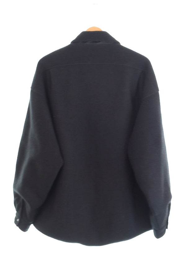 パタゴニア PATAGONIA 95年製 90s USA製 シンチラオーバーシャツ フリースシャツ フリースジャケット 21200F5 長袖シャツ ブラック 103MT-2483