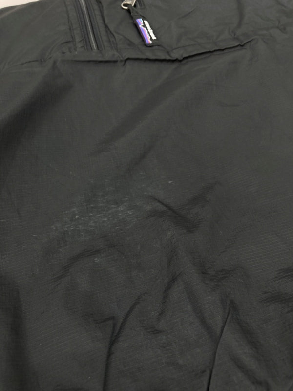 パタゴニア Patagonia PUFFBALL VEST パフボール ベスト ハーフジップ アウトドア 青 黒 ベスト ロゴ ブラック Sサイズ 104MT-2198