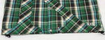 キス KITH 23SS PLAID INITIAL プレイド イニシャルK ライトアウター フロントボタン スナップボタン ステンカラー GREEN 緑 23-011-060-0007-1-0 ジャケット チェック グリーン Mサイズ 104MT-1903