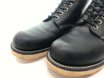 レッドウィング RED WING 6inch CLASSIC ROUND インチ クラシック ラウンド 9 1/2D 黒 8165 メンズ靴 ブーツ ワーク ブラック 27.5cm 104-shoes144