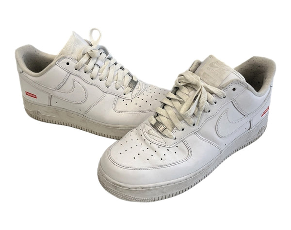 ナイキ NIKE ×SUPREME AIR FORCE 1 LOW WHITE シュプリーム エアフォース1 ロー ホワイト CU9225-100 メンズ靴 スニーカー ホワイト 28.5cm 101sh-2310