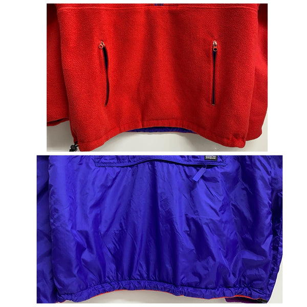 【曜日割引対象外】 パタゴニア PATAGONIA 80's グリゼード プルオーバー リバーシブル 29351 F9 ジャケット パープル Mサイズ 201MT-4636 VB