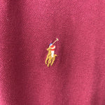 ラルフローレン POLO RALPH LAUREN バーガンディ シャツワンピース ワンピース レッド 201LT-419