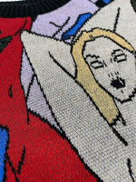 ワコマリア WACKO MARIA 総柄 ニット セーター マルチカラー Mサイズ 101MT-4278