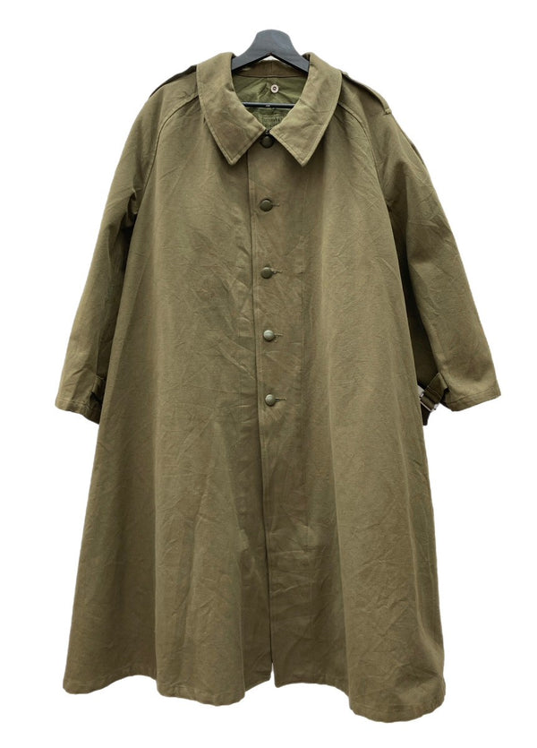 ミリタリー Military Item フランス軍 M35 モーターサイクルコート FRENCH ARMY M-35 MOTOR CYCLE COAT サイズ 2 コート 無地 カーキ 104MT-1045