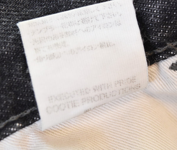 クーティー COOTIE 5 Pocket Baggy Denim Pants バギーデニムパンツ デニム ブラック Mサイズ 103MB-607