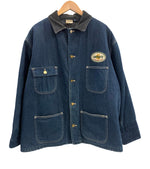 カーハート Carhartt 90's 90年代 デニム チョアコート カバーオール 金ボタン ワッペン VINTAGE ヴィンテージ 46 ジャケット ブルー 101MT-5155