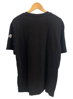 モンクレール MONCLER BOXCING CLUB ボクシングロゴ プリント 黒 I20918C00020 8390T XL Tシャツ ブラック LLサイズ 101MT-4341