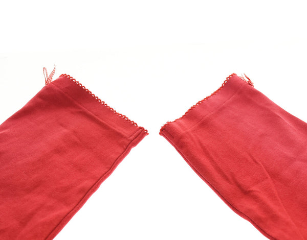 ピンクハウス PINK HOUSE ローンフリルブラウス 7分袖 P014LUAL42 B 半袖カットソー レッド Lサイズ 103LT-134