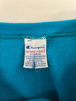 チャンピオン Champion 90s～ ヴィンテージ vintage 刺繍タグ リバースウィーブ REVERSE WEAVE US古着 USA製 アメリカ製 ターコイズ XL スウェット ブルー LLサイズ 101MT-4404