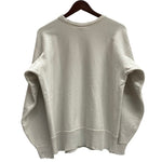 【曜日割引対象外】 セントマイケル SAINT MICHAEL × ベルベルジン BerBerJin 25SS CREW NECK SWEAT YOUNG タグ付き SM-HR8-0000-C38 スウェット ホワイト Mサイズ 201MT-4053 VB