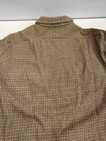ペンドルトン PENDLETON 70's 70年代 WOOL ウール チェックシャツ ボードシャツ ネルシャツ 開襟 オープンカラー ボックス vintage ヴィンテージ MADE IN USA アメリカ製 長袖シャツ ブラウン Lサイズ 101MT-4124