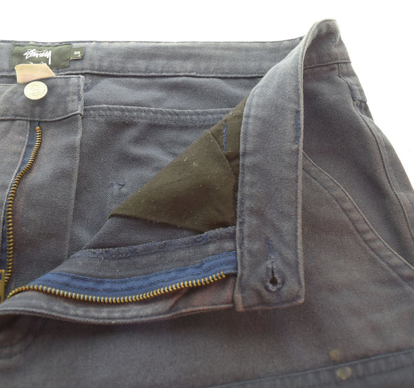 ステューシー STUSSY ダブルニー ペインター ワークパンツ ボトムスその他 ネイビー 36 103MB-485