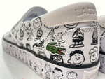 ラコステ LACOSTE 21年製 x Peanuts ピーナッツ Jump Serve Slip Snoopy スリッポン スヌーピー コラボ 白 CM00552 メンズ靴 スニーカー ホワイト 27cm 104-shoes321