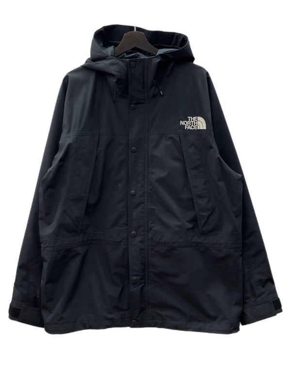 ザノースフェイス THE NORTH FACE  MOUNTAIN LIGHT JACKET マウンテン ライト ジャケット GORE-TEX ダブルジップ アウトドア アウター 黒 NP62236 ジャケット ロゴ ブラック XLサイズ 104MT-2289