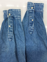 ラルフローレン RalphLauren 90s POLO BEAR DENIM SHIRT ポロ ベア デニム シャツ ボタンダウン 胸ポケット 刺繍 長袖 青 長袖シャツ ロゴ ブルー Lサイズ 104MT-2307