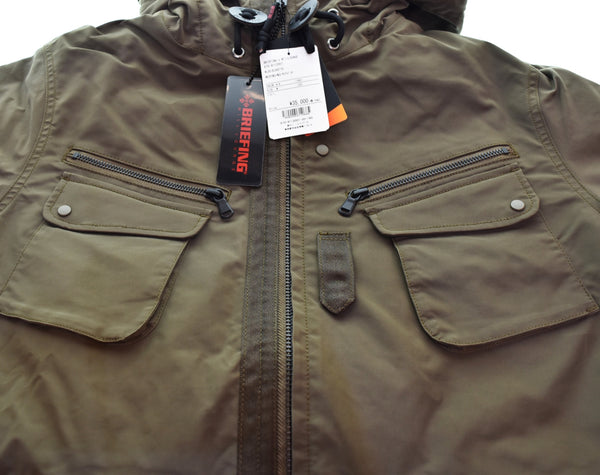 ブリーフィング BRIEFING  ナノ・ユニバース ＷＬG  マウンテンパーカー 670-9112001  ジャケット カーキ Mサイズ 103MT-3301