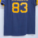 【曜日割引対象外】 チャンピオン Champion 70's 80's バータグ USA製 BULLETS ナンバリング Tシャツ ネイビー Lサイズ 201MT-4219 VB