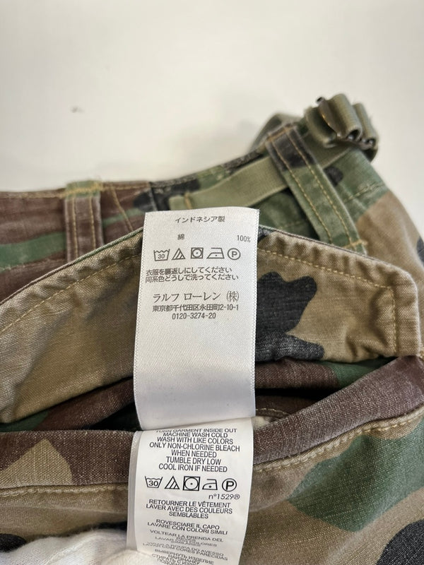 ラルフローレン RalphLauren POLO ポロ 迷彩 カモフラ ロングパンツ ミリタリーパンツ カーゴパンツ カーキ 31/32 101MB-715