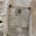 【曜日割引対象外】 カーハート Carhartt 70's Chore Coat デカCボタン カバーオール ジャケット ベージュ 40サイズ 201MT-4501 VB