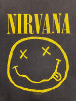 バンド band ©1992 NIRVANA ニルヴァーナ バンドTシャツ ロゴプリント 黒  Tシャツ ブラック Mサイズ 101MT-3362