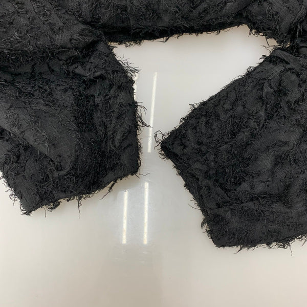 アトリエヌメロサンク Atelier N5 Loungedress ノーカラーフェザーブルゾン ノーカラージャケット LDZ10A2107A0006 ジャケット ブラック フリーサイズ 201LT-439