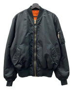 アリクス ALYX × ALPHA INDUSTRIES アルファ REVERSIBLE MA-1 JACKET リバーシブル ジャケット ボンバー フライト アウター 黒 912424 ジャケット 無地 ブラック Lサイズ 104MT-1978